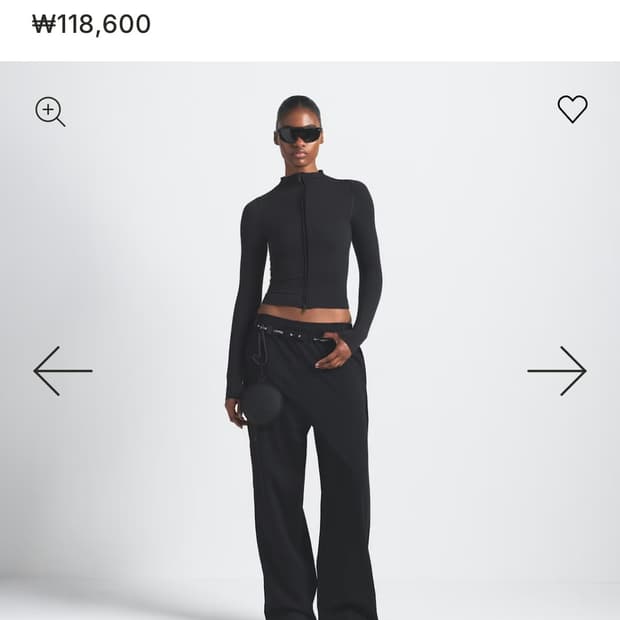 [새상품] Nike x SKIMS 빈티지 심리스 풀집 자켓 L