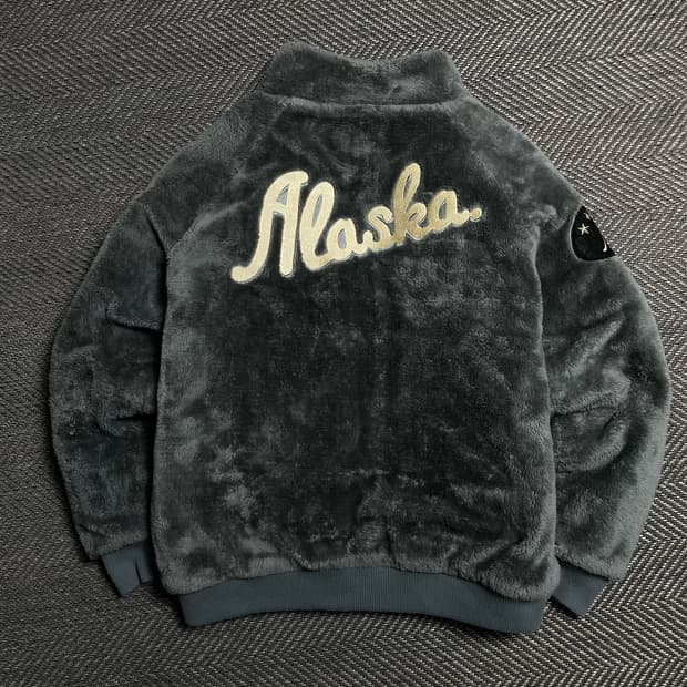 엑스톤즈 성조기 패치로고 쉐르파 플리스 자켓o 5369