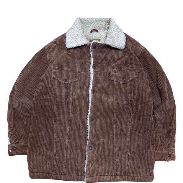 리바이스 브라운 코듀로이 쉐르파 자켓