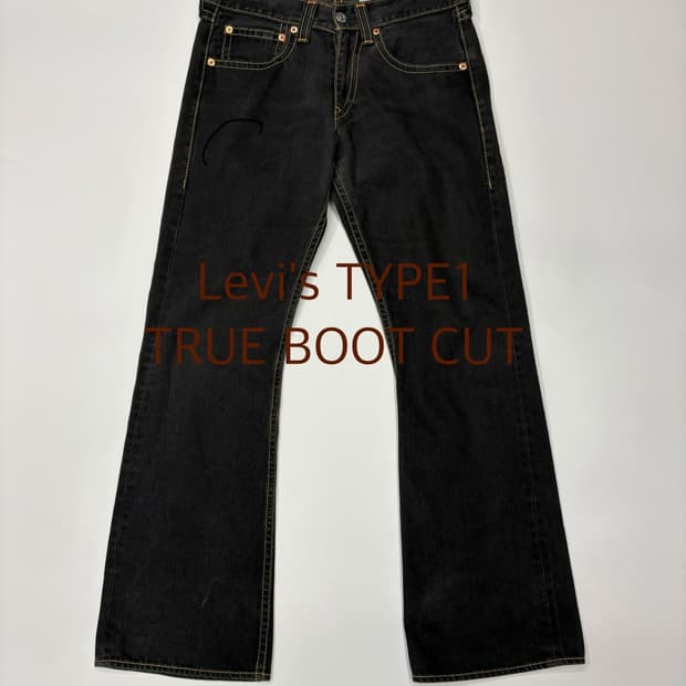 (32) 00s Levis 리바이스 타입 1 부츠컷 데님 팬츠