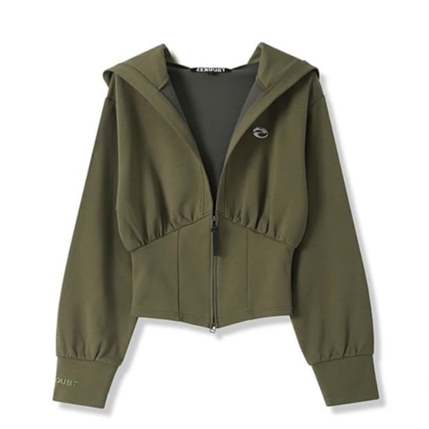 어반드레스x젠더스트 후드집업 카키