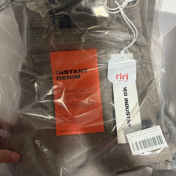 32사이즈 브랜디드 609 하드 트위스트 데님 빈티지 모카