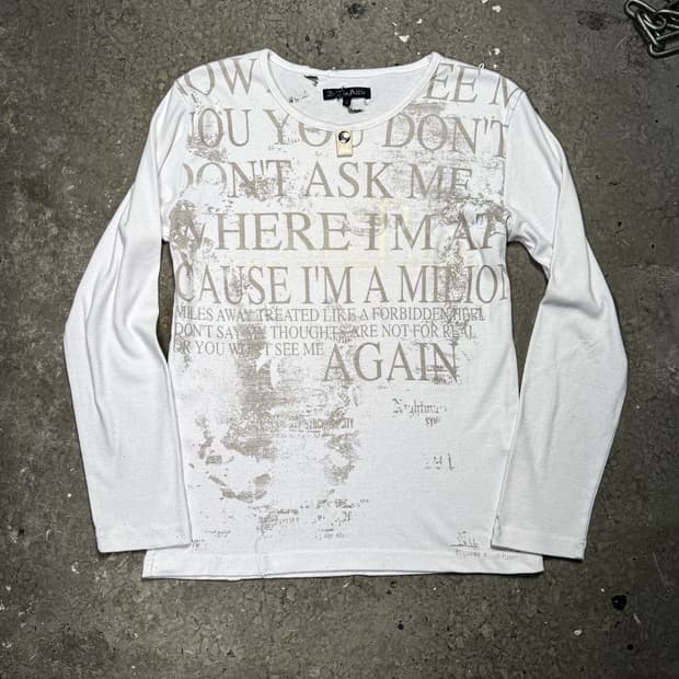 In The Attic – White lettering Long Slee