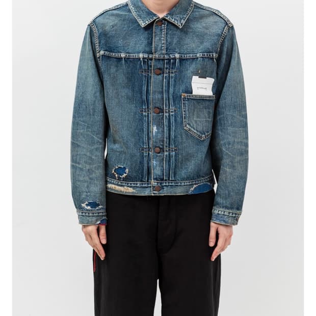 아나크로놈(ANACHRONORM) 데님 리메이크 자켓