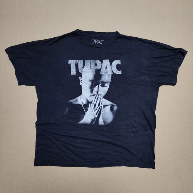 2PAC 투팍 Pray 포토 반팔티