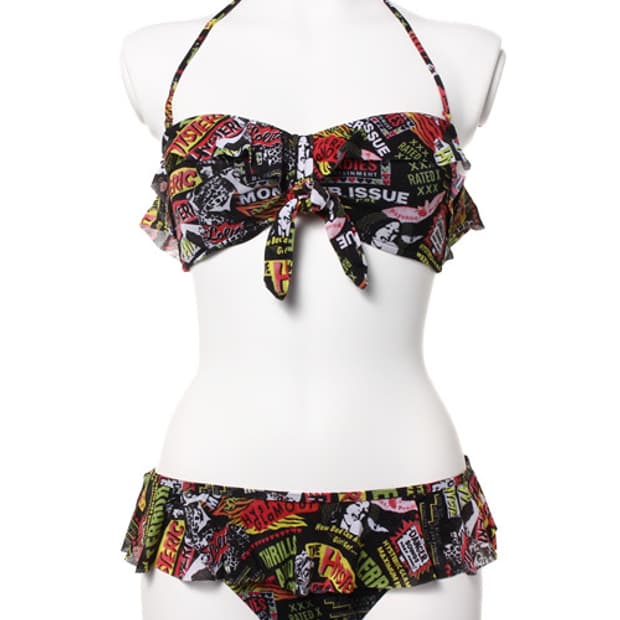 Hysteric Glamour 히스테릭 글래머 프릴 비키니