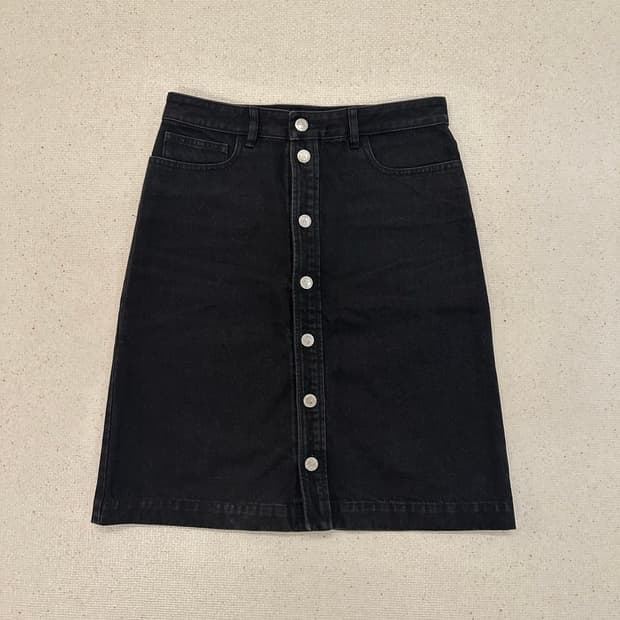 [36] A.P.C. 아페쎄 흑청 데님 스커트