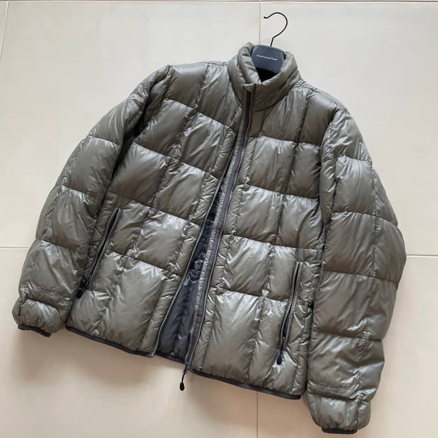 디스이즈네버댓 퍼텍스 라이트 다운 경량패딩 L 세이지그린