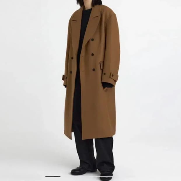 유스 폴로 코트 카멜 (M)