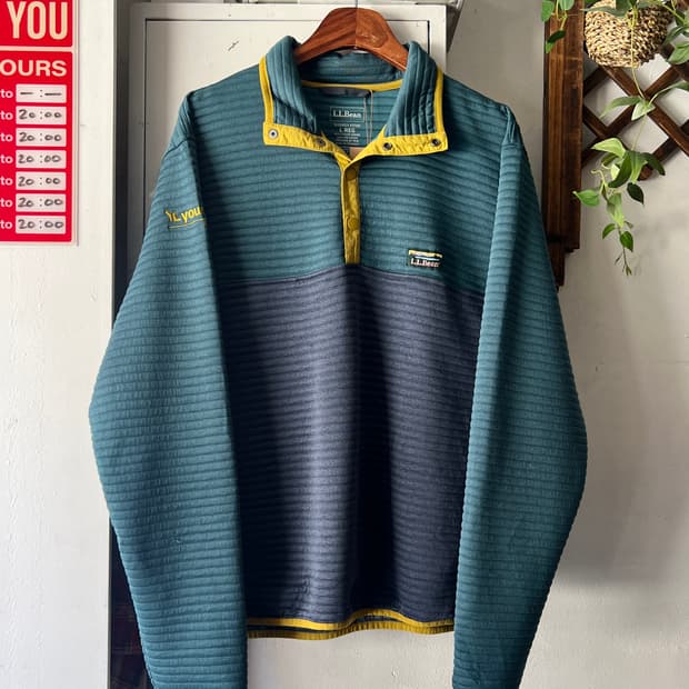 [L]L.L Bean USA 엘엘빈 플리츠 스냅 풀오버 셔츠