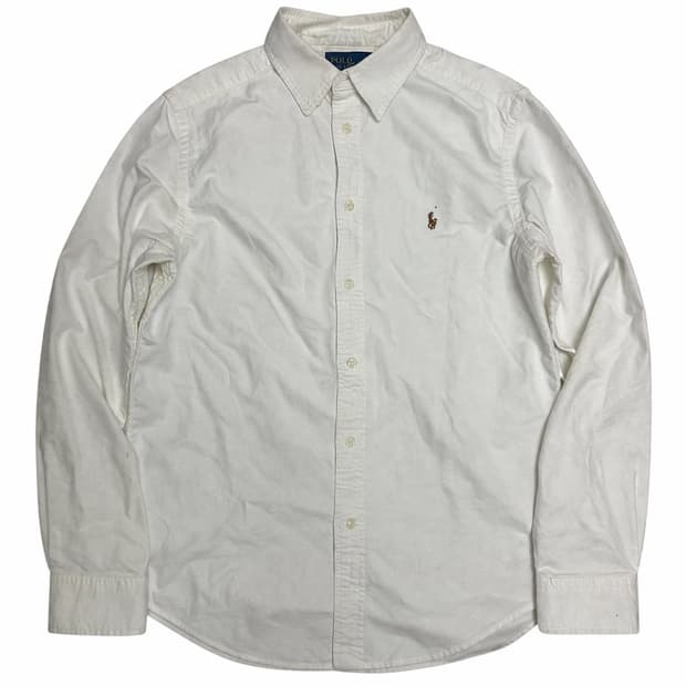 Polo Ralph Lauren 화이트 코튼 셔츠