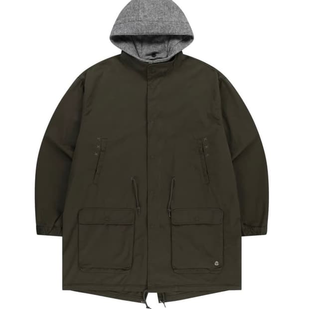 (교환구함) 코이세이오 워시드 밀리터리 자켓 야상 카키 -> 차콜