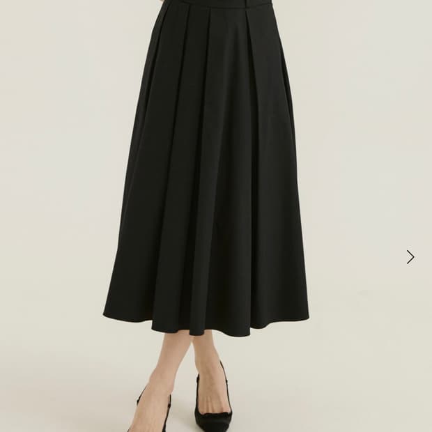 시에 이안 플리츠 스커트