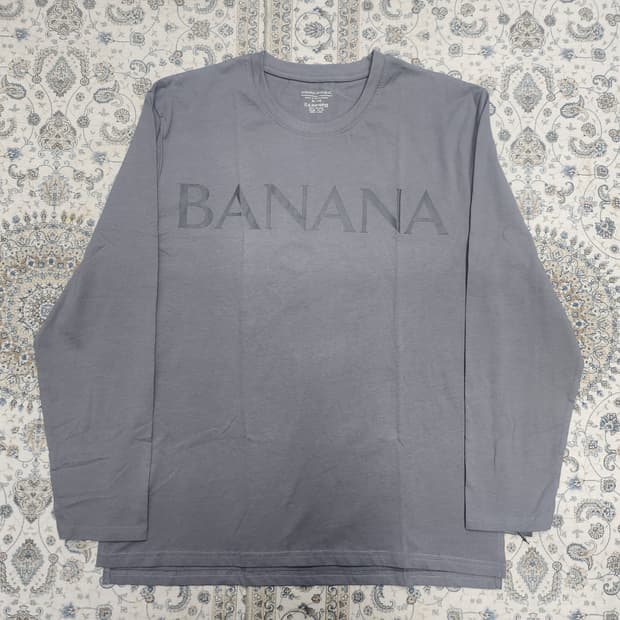 (새상품) 바나나리퍼블릭 로고 긴팔티 XL