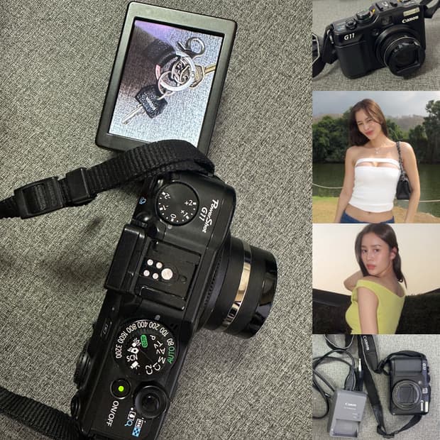 샤오홍슈 인플루언서 카메라 캐논 파워샷 G11 🪽(G12)