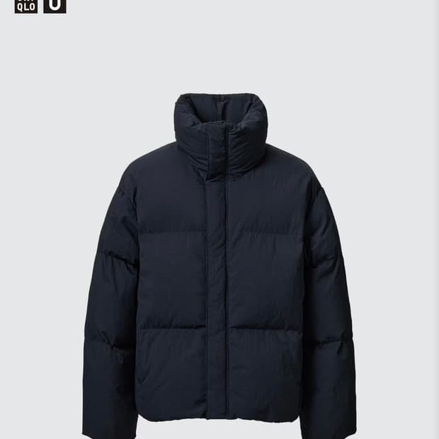 유니클로 U 패디드 볼륨 자켓