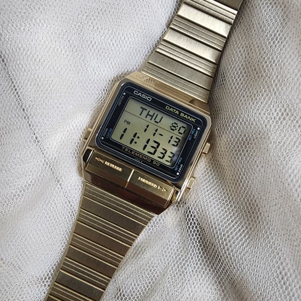 카시오 데이터뱅크 DB-500G 빈티지 시계