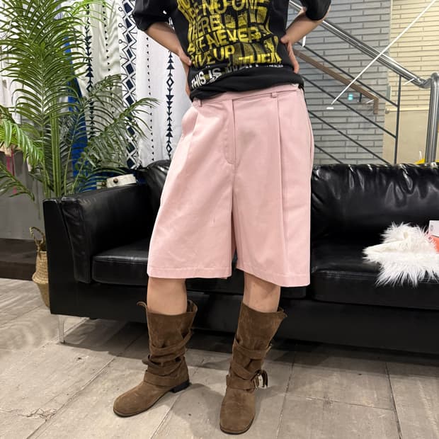 Vintage 버뮤다 팬츠 핑크