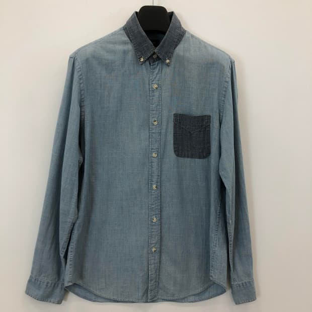 J.CREW 제이크루 샴브레이 포켓셔츠 M