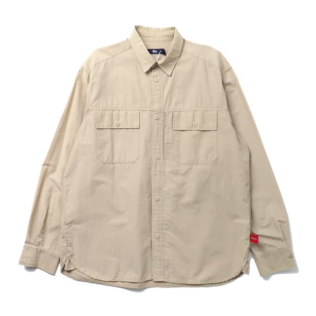 스투시 STUSSY Cotton Nylon Work Shirt