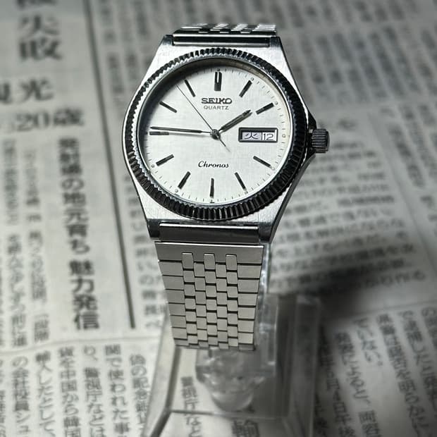 SEIKO quartz chronos snow