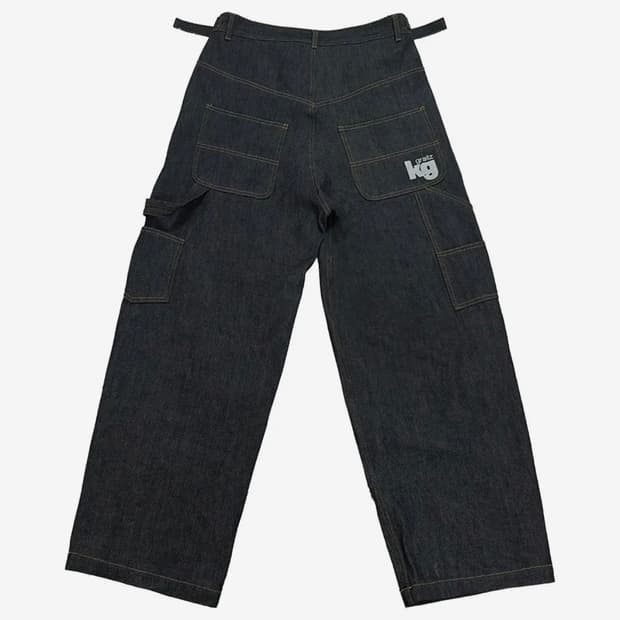 [2] 그레일즈 X 코인서울 카펜터 로우 데님팬츠 인디고