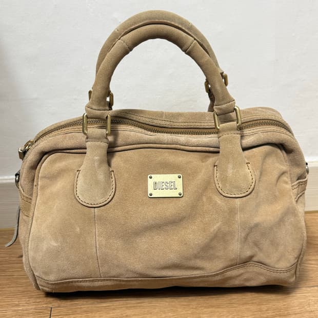 디젤 스웨이드 토트백 크로스백