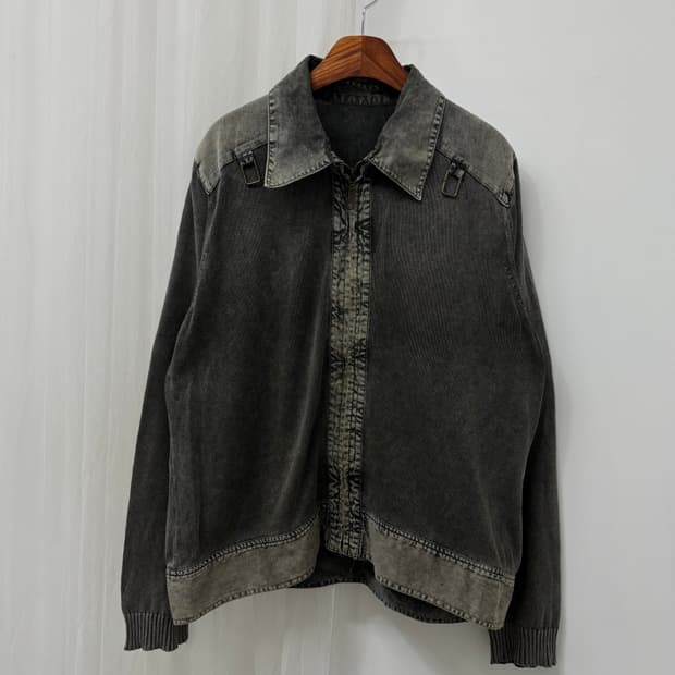 Japanese Vintage 일빈 피그먼트 워싱 집업