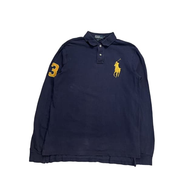 폴로 랄프로렌 빅포니 네이비 긴팔 카라티