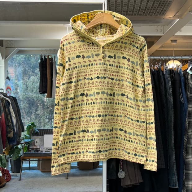 Rough 헨리넥 후드티