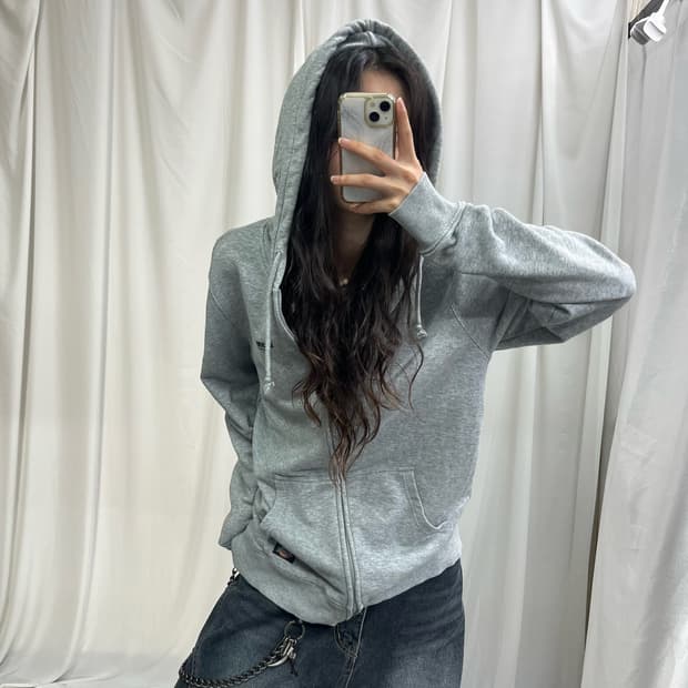 Dickies gray hood zip-up