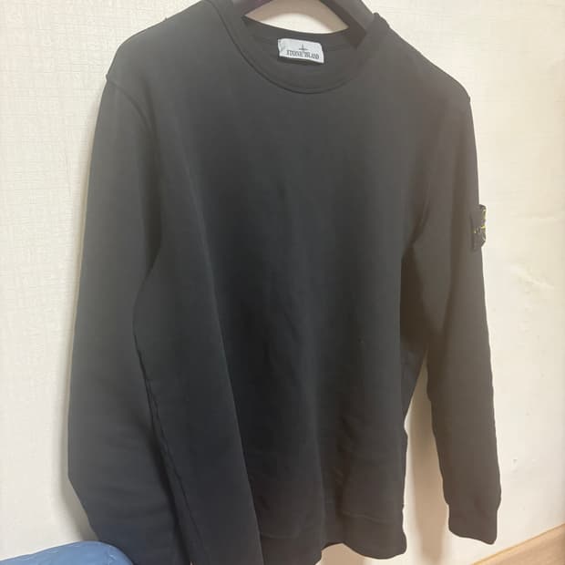 스톤아일랜드 블랙 맨투맨 XL