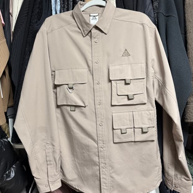 [해외M]나이키 ACG 디베스테이션 트레일 워크 셔츠 문 파슬 - US