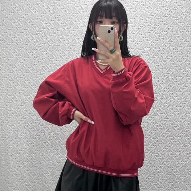 나이키 빈티지 올드스쿨 레트로 90's 바람막이 웜업 XL C13797
