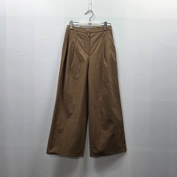 0818 MINE 한섬 마인 핀턱 와이드 팬츠