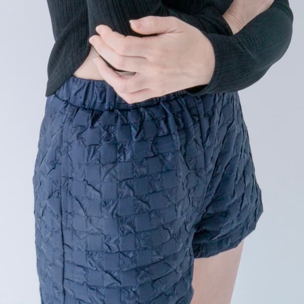 AugustCloud_Pattern Short Pants_Navy