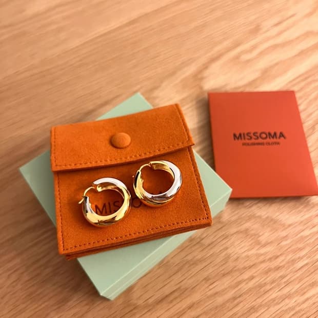Missoma 금은장 귀걸이 새상품