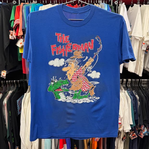 1990년대 빈티지 싱글 스티치 The Fisherman 티셔츠