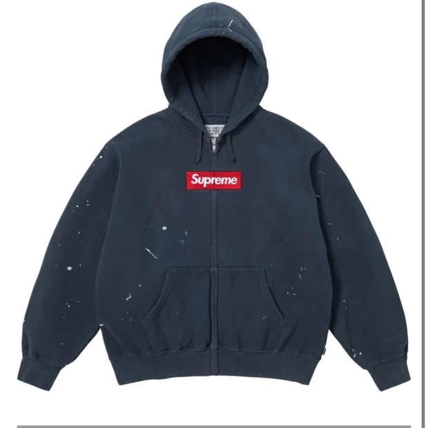 [S] 슈프림 마르지엘라 후드집업 네이비 