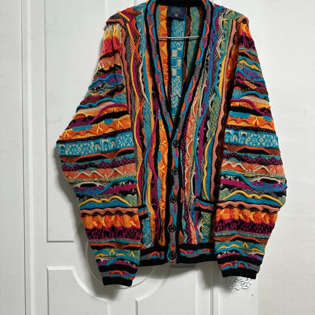 림노스 케이블 니트 가디건