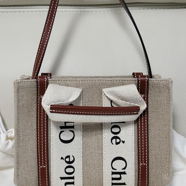 끌로에 우디 미니 토트백