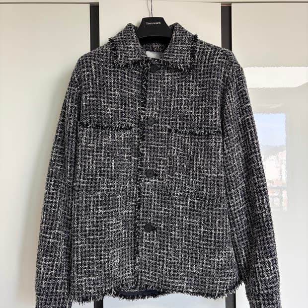 IRO MEN 이로맨 오버핏 트위드 자켓 M사이즈