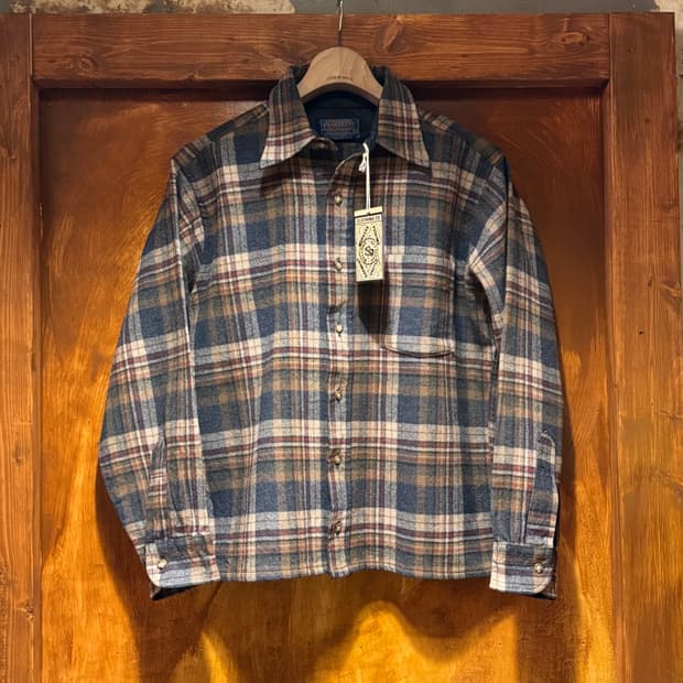 70s 펜들턴 울플란넬 체크셔츠 (M)