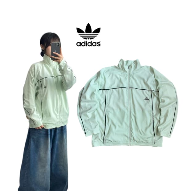 아디다스 90s 올드스쿨 바람막이 자켓