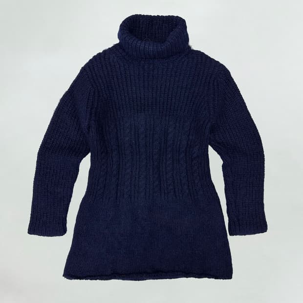 꼼데가르송 아카이브 터틀넥 니트