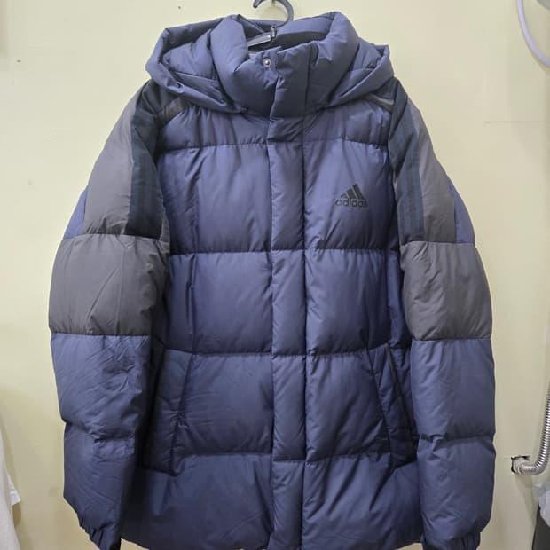 [adidas] 3ST 퍼프 덕다운 오리털 패딩 점퍼 네이비