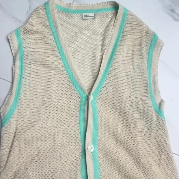 드롤드 무슈 니트 베스트