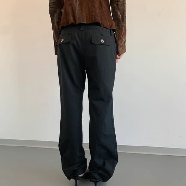 돌체앤가바나 로우라이즈 슬랙스