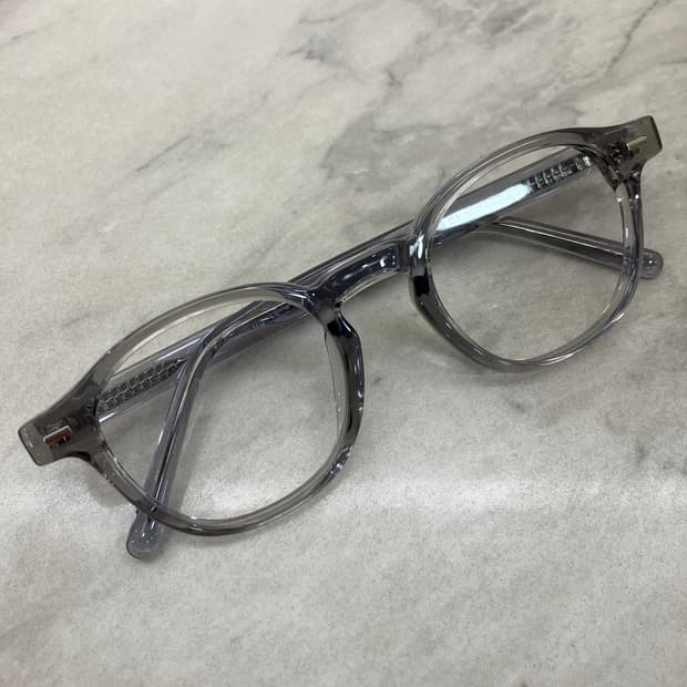 B85 DMN 투명 그레이 웰링턴 뿔테 안경128