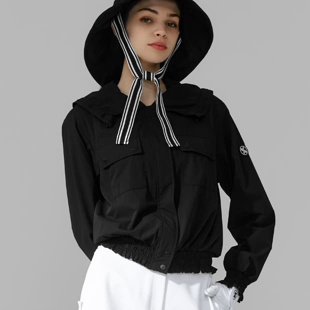 젝시믹스 필드 와이드 리본 버킷햇 블랙